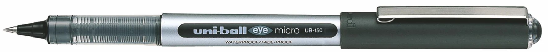 Ролер Uni uni-ball EYE micro чорнило чорне 0.3 мм пластик (UB-150.Black)