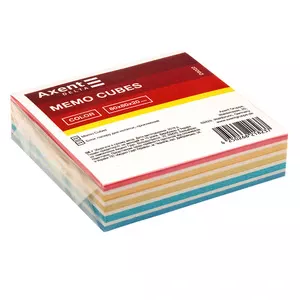 Папір для нотаток "COLOR" 80х80х20мм, проклеєний (D8022)