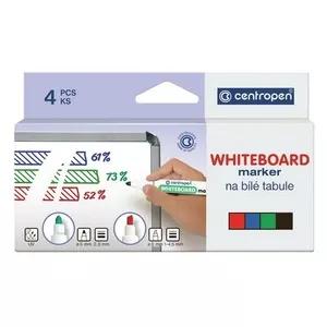 Маркер для дошок Centropen Board асорті 2.5 мм клиноподібний (8559/4/CB)