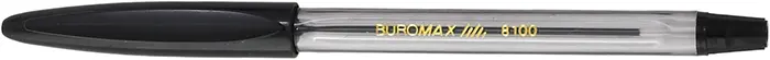 Ручка кулькова Buromax чорнило чорне 0.7 мм пластик (BM.8100-02)