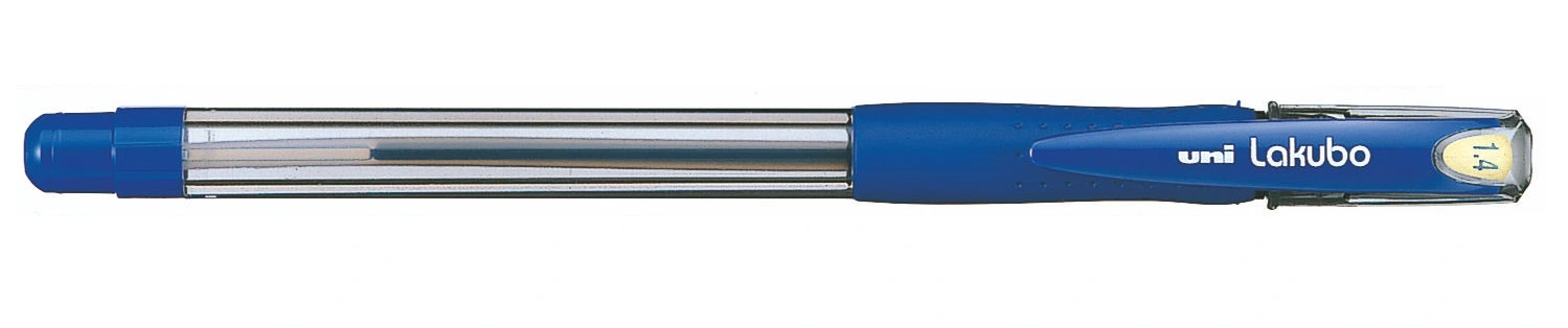 Ручка кулькова Uni uni LAKUBO broad чорнило синє 1.4 мм пластик (SG-100.14.Blue)
