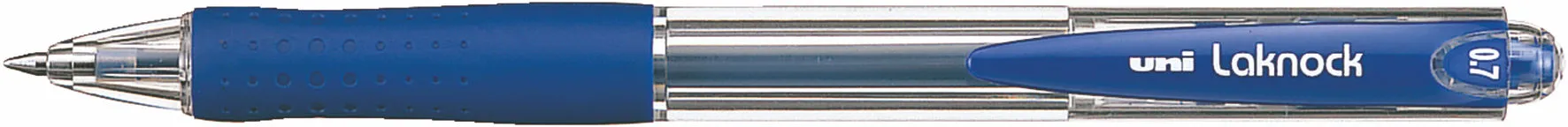 Ручка кульк. авт. uni LAKNOCK medium 1.0мм, синя **