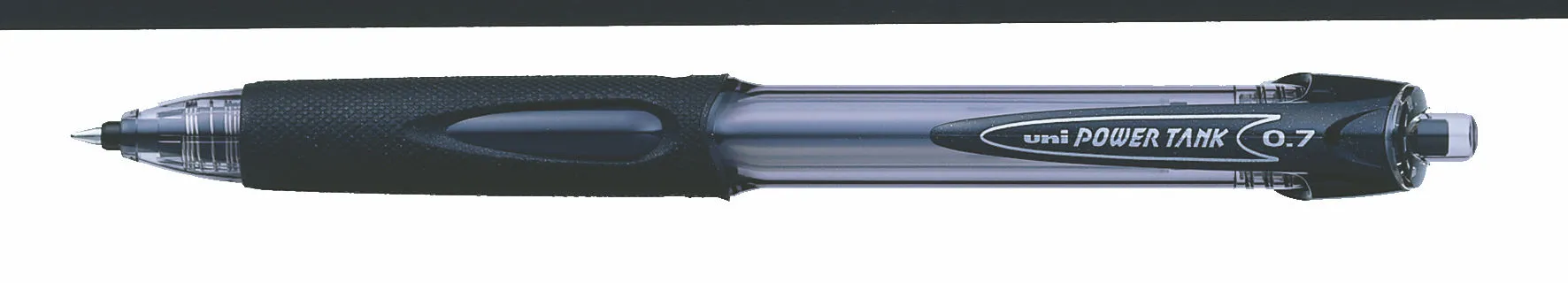Ручка кульк. авт. uni POWER TANK 0.7мм, чорна **