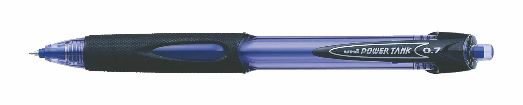 Ручка кулькова автоматична Uni uni POWER TANK чорнило синє 0.7 мм пластик (SN-227.Blue)