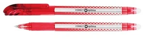 Ручка гелева самостираюча OPTIMA CORRECT 0,5 мм, червона **
