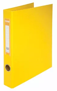 Папка Buromax на 2-ва кільця  жовтий A4 30 мм двостороння PP (BM.3101-08)
