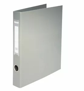 Папка Buromax на 2-ва кільця сірий A4 30 мм двостороння PP (BM.3101-09)