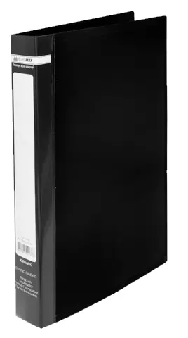 Папка на 2-х кільцях Buromax JOBMAX A4 чорний 25 мм пластик (BM.3161-01)