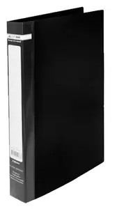 Папка на 2-х кільцях Buromax JOBMAX A4 чорний 25 мм пластик (BM.3161-01)