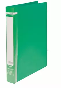 Папка на 2-х кільцях Buromax JOBMAX A4 зелений 25 мм пластик (BM.3161-04)