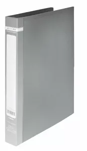 Папка на 2-х кільцях Buromax JOBMAX A4 сірий 25 мм пластик (BM.3161-09)