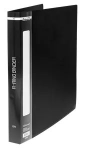 Папка на 2-х кільцях Buromax A4 чорний 25 мм пластик (BM.3167-01)