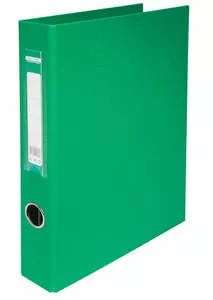 Папка на 4-х кільцях Buromax зелений A4 30 мм двостороння PP (BM.3106-04)