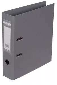 Папка-реєстратор Buromax ELITE сірий A4 70 мм двостороння PP (BM.3001-09c)