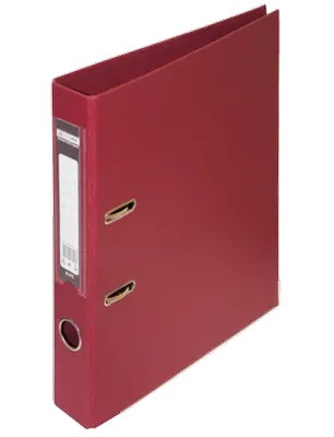 Папка-реєстратор Buromax ELITE бордовий A4 50 мм двостороння PP (BM.3002-13c)