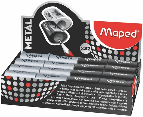 Чинка Maped SATELLITE без контейнеру на 1 отвір ручна колір сірий (MP.534019)