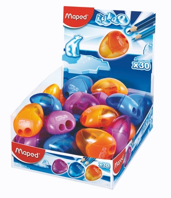 Чинка Maped I-GLOO з контейнером на 2 отвори ручна колір асорті (MP.534756)