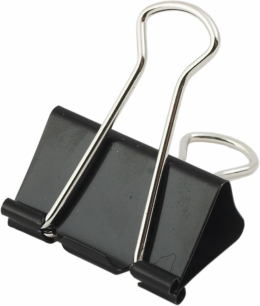 Біндер Buromax 41 мм 12 шт в коробці чорний (BM.5302)