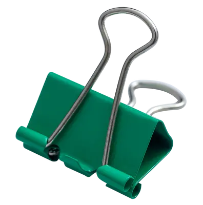 Біндер Buromax 25 мм 12 шт в коробці зелений (BM.5357-04)