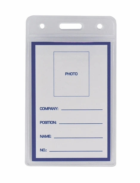 Бейдж-ідентифікатор вертикальний Buromax 65х109 мм пластиковий (BM.5403)