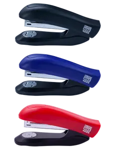 Степлер пластиковий Buromax № 24/6 - 26/6 до 20арк. асорті (BM.4225-99)