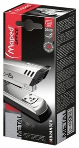 Степлер металвий Maped ESSENTIALS METAL № 24/6 - 26/6 до 25 арк. сріблястий (MP.354510)