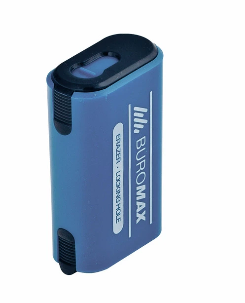 Чинка Buromax  2 отв. пластиковий корпус з контейнером (BM.4778)