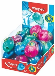 Чинка з контейнером I-GLOO для шульги, 1 отв., дисплей, асорті *