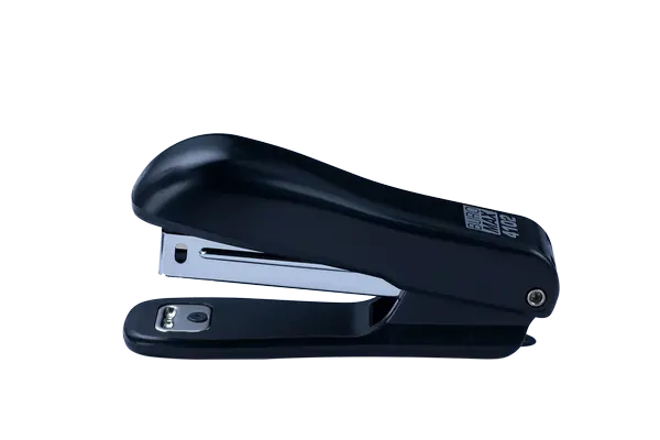 Степлер пластиковий круглий Buromax JOBMAX №10 до 10 арк. чорний (BM.4102-01)