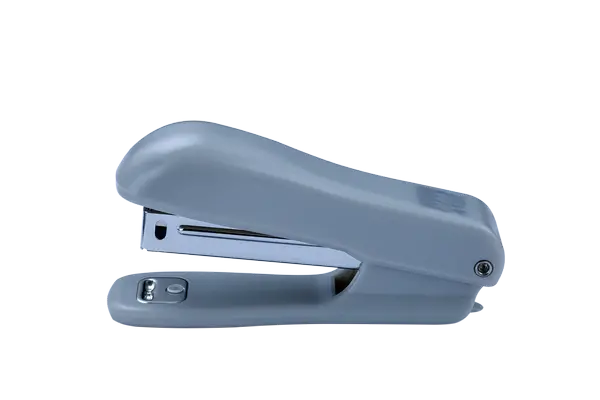Степлер пластиковий круглий Buromax JOBMAX №10 до 10 арк. сірий (BM.4102-09)