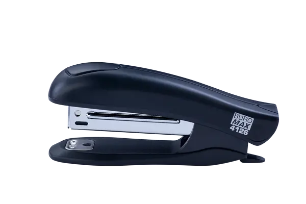 Степлер пластиковий Buromax № 10 до 10 арк. чорний (BM.4126-01)