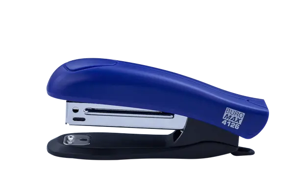 Степлер пластиковий Buromax № 10 до 10 арк. синій (BM.4126-02)