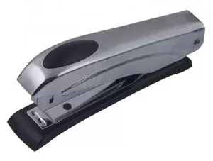 Степлер металевий Buromax Металік № 10 до 12 арк. срібний (BM.4150-24)