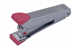 Степлер металевий Buromax № 10 до 12 арк. рожевий (BM.4152-10) 