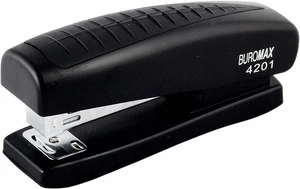 Степлер пластиковий Buromax № 24/6 - 26/6 до 20арк. чорний (BM.4201-01)