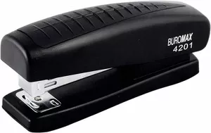 Степлер пластиковий Buromax № 24/6 - 26/6 до 20арк. чорний (BM.4201-01)