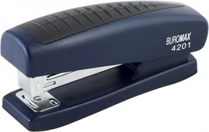 Степлер пластиковий Buromax № 24/6 - 26/6 до 20арк. синій (BM.4201-02)