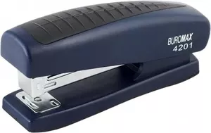 Степлер пластиковий Buromax № 24/6 - 26/6 до 20арк. синій (BM.4201-02)