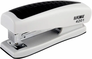 Степлер пластиковий Buromax № 24/6 - 26/6 до 20арк. сірий (BM.4201-09)