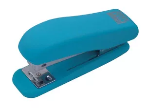 Степлер пластиковий Buromax RUBBER TOUCH № 24/6 - 26/6 до 20арк. блакитний (BM.4202-14)