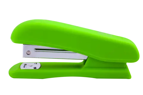 Степлер пластиковий Buromax RUBBER TOUCH № 24/6 - 26/6 до 20арк. салатовий (BM.4202-15)