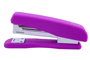 Степлер пластиковий Buromax RUBBER TOUCH № 24/6 - 26/6 до 20арк. фіолетовий (BM.4205-07)