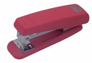 Степлер пластиковий Buromax RUBBER TOUCH № 24/6 - 26/6 до 20арк. рожевий (BM.4205-10)