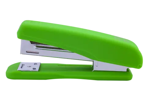 Степлер пластиковий Buromax RUBBER TOUCH № 24/6 - 26/6 до 20арк. салатовий (BM.4205-15)