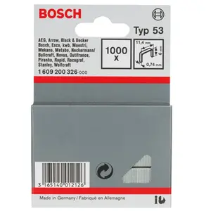 Скоба Bosch 11.4х14 мм  метал 1000шт (66040266). Фото 2