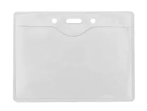 Бейдж горизонтальний Optima 108х70мм PVC прозорий (O45607)