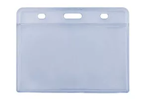 Бейдж горизонтальний Optima 105х74мм PVC прозорий (O45619)
