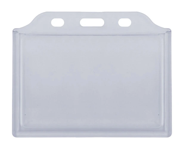 Бейдж горизонтальний Optima 105х74мм ABS+PVC прозорий (O45627)