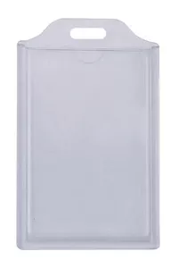 Бейдж вертикальний Optima 74х105мм ABS+PVC прозорий (O45628)