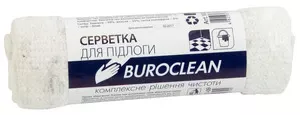 Серветка для підлоги Buroclean б/п 50х70см біла (10200151-09)